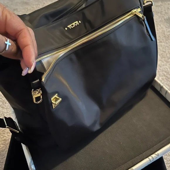 TUMI Black Voyageur Tote Bag - Picture 2 of 16